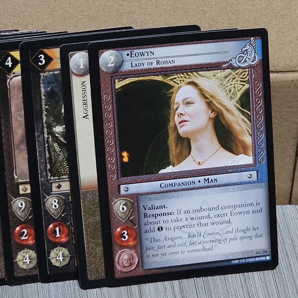 Huge lot of 1000 LOTR Lord of the Rings TCG Cards Vintage Decipher LOTR